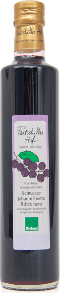 Schwarzer Johannisbeersirup Bio - 0.5l - Partschillerhof