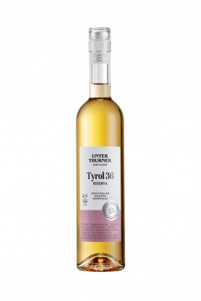 Grappa Tyrol 36 Riserva - 0.5l - Destillerie Unterthurner