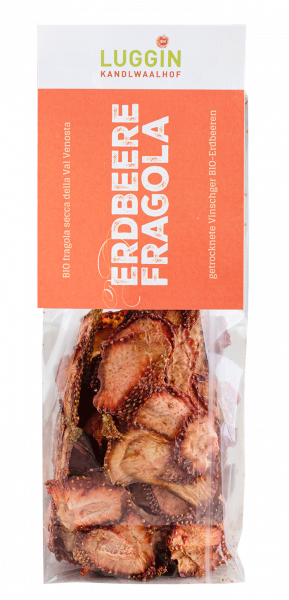 Getrocknete Vinschger Erdbeeren Bio - 40g - Luggin