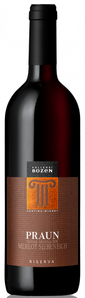 Merlot Riserva "Praun" Siebeneich 2021 - 0.75l - Kellerei Bozen