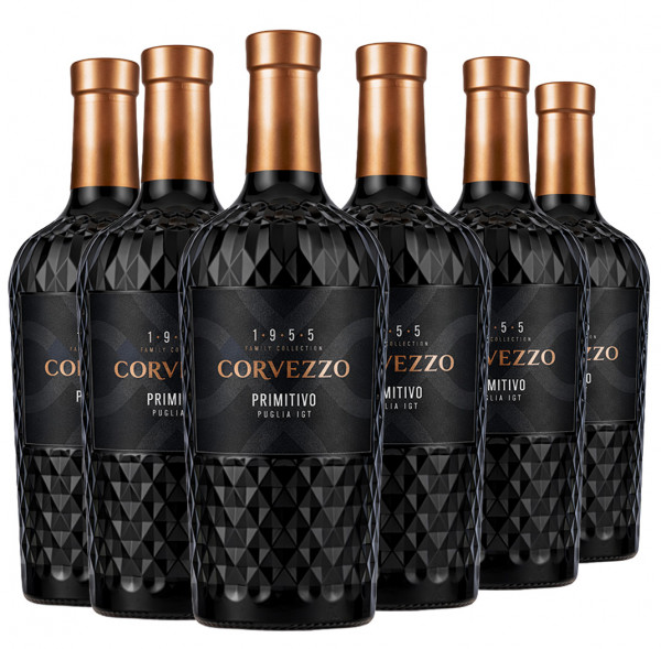 Weinpaket "Primitivo Family Collection 1955" - 6St. - Corvezzo