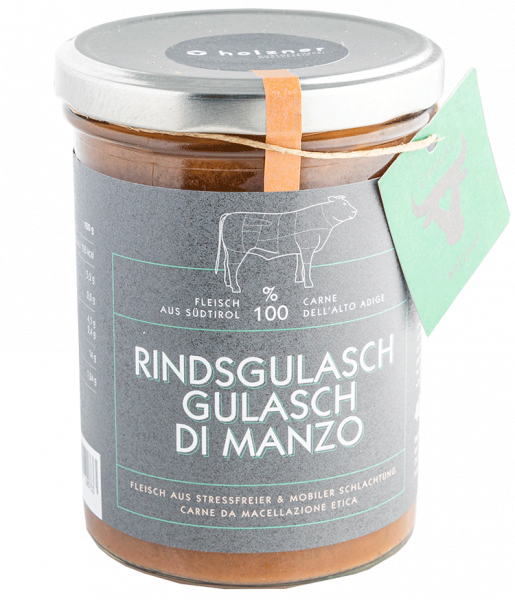 Gulasch di manzo Ethical Beef BIO - 400g - Dorfmetzgerei Holzner