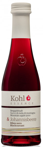 Bergapfelsaft mit Johannisbeere - 200ml - Kohl Bergapfelsäfte