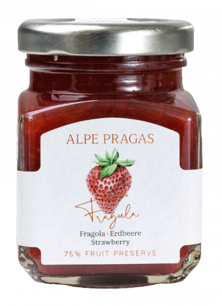 Erdbeere Fruchtaufstrich - 110g - Alpe Pragas