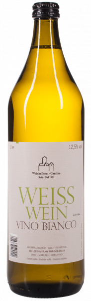 Tafelwein Weiss - 1l - Burggräfler Weinkellerei