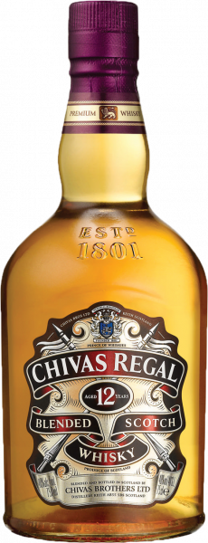 Whisky Blended 12 Y Chivas Regal - 1l - Destillate Purnamh