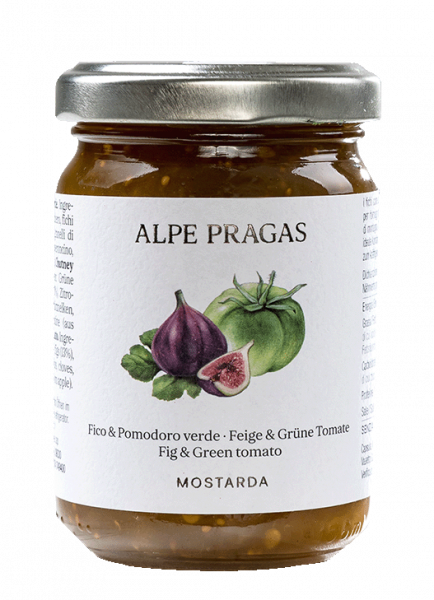 Mostarda Fichi e Pomodori verdi - 160g - Alpe Pragas