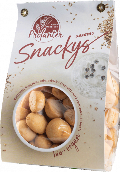 Snackys Sesam Bio - 125g - Profanter Natur-Backstube