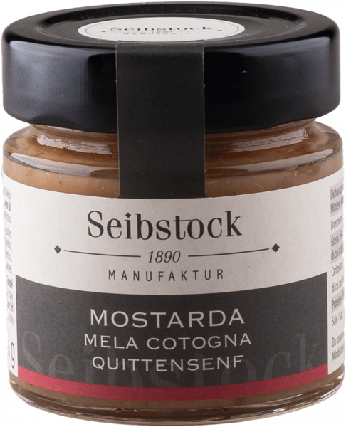 Mostarda Quitte Seibstock - 128g - Seibstock Manufaktur