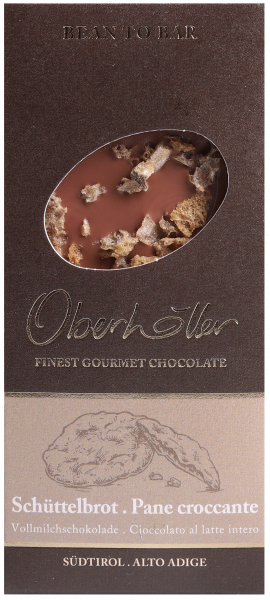 Vollmilchschokolade mit Schüttelbrot - 50g - Oberhöller