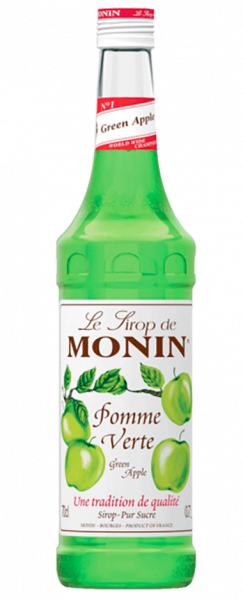 Le Liqueur de Monin Pomme Verte Green Apple - 0.7l - Monin