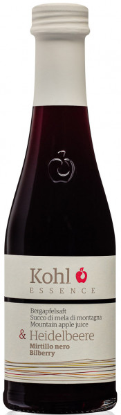 Bergapfelsaft mit Heidelbeere - 200ml - Kohl Bergapfelsäfte