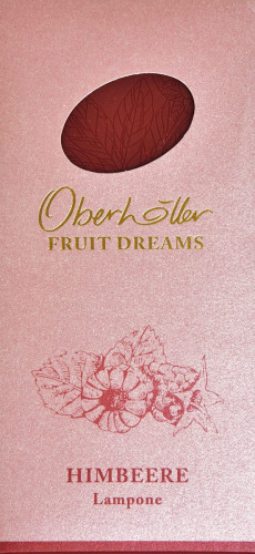 Frucht-Tafel Himbeere "Fruit Dreams" - 70g - Oberhöller