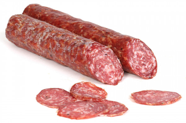 Knoblauchsalami 1/2 vak - 180g - Metzgerei Rinner