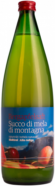 Bergapfelsaft Naturtrüb - 1l - Kohl Bergapfelsäfte