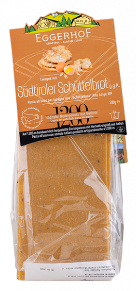 Lasagneblätter Schüttelbrot - 310g - Eggerhof