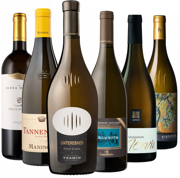"I migliori vini bianchi" - 6Stck. - Meraner Weinhaus