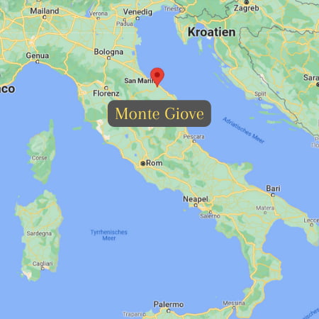 Das Städtchen Monte Giove in Romagna ist der Ursprung der Bezeichnung Sangiovese