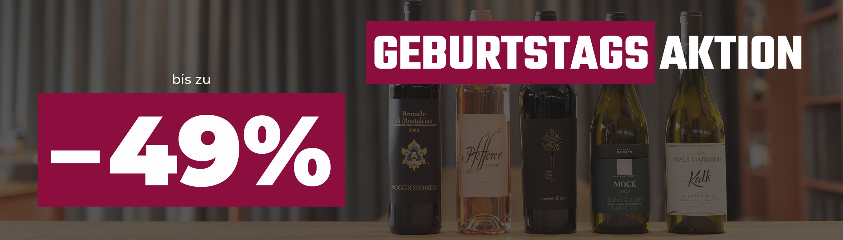 Bis zu 49% zum Geburtstag!