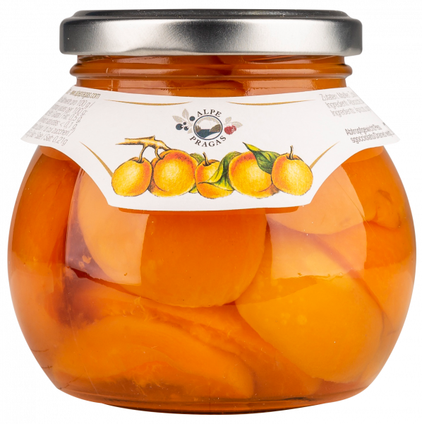 Albicocche sciroppate - 340g - Alpe Pragas