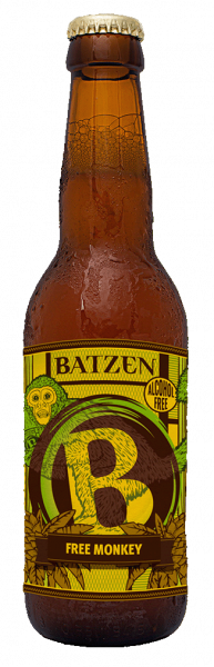 Bier alkoholfrei "Free Monkey" - 330ml - Batzenbräu Bier