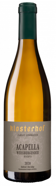 Weissburgunder Riserva "Acapella" 2020 - 0.75l - Weingut Klosterhof