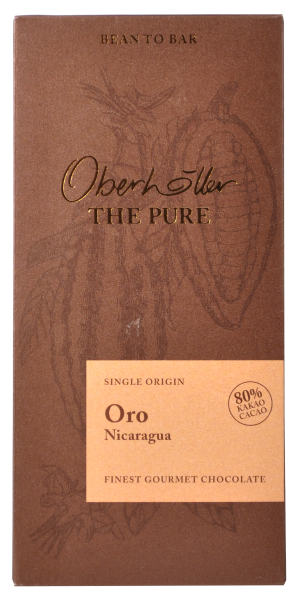Gourmetschokolade "Oro" 80% - 70g - Oberhöller
