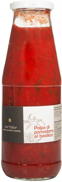 Polpa di pomodoro con basilico - 400g - Karl Telfser
