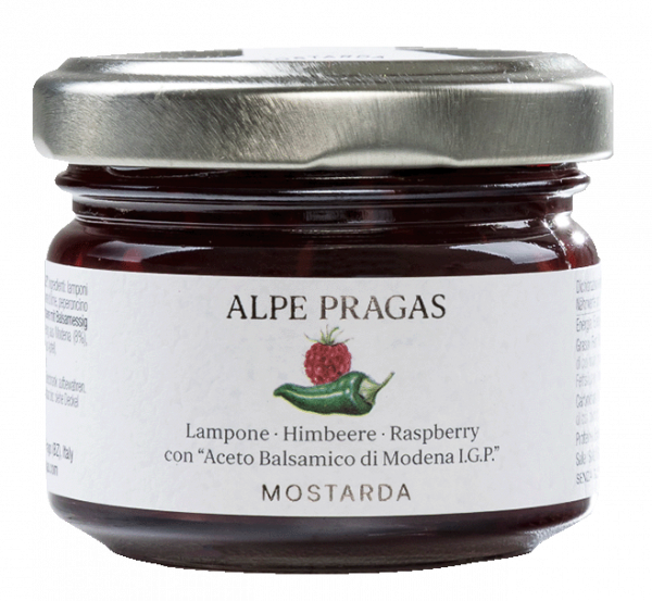 Mini Chutney Himbeere und Balsamicoessig - 70g - Alpe Pragas