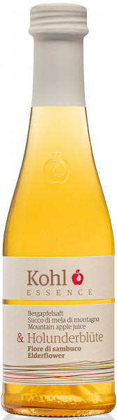 Bergapfelsaft mit Holunderblüte - 200ml - Kohl Bergapfelsäfte