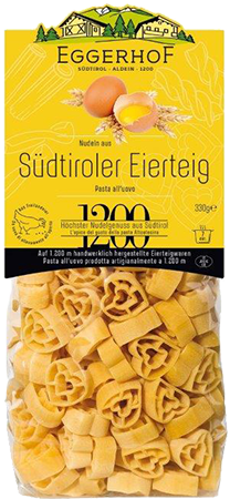Cuori di pasta all'uovo - 330g - Eggerhof
