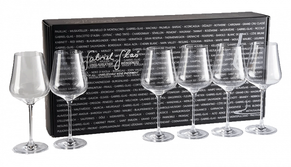 Glas Gabriel ohne Strich 6er Geschenkskarton - 6St. - GABRIEL GLAS GMBH