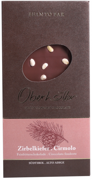 Feinbitterschokolade Zirbelnuss - 100g - Oberhöller