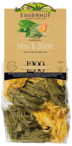 Fettuccine paglia e fieno all'aglio orsino - 310g - Eggerhof