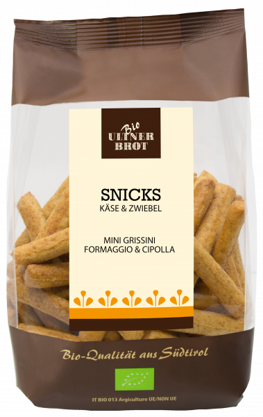 Snicks Käse-Zwiebel Bio - 150g - Ultner Brot