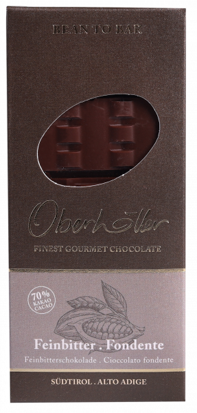 Feinbitterschokolade 70% - 50g - Oberhöller