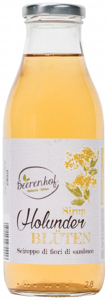Sciroppo di fiori di sambuco - 500ml - Beerenhof