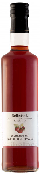 Erdbeersirup "Martelltal" - 500ml - Seibstock Manufaktur