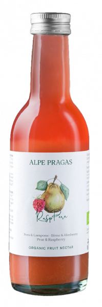 Fruchtnektar Birne-Himbeere Bio - 250ml - Alpe Pragas