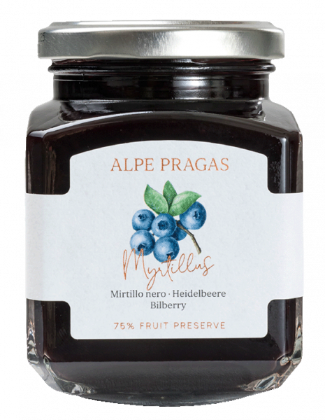 Mirtilli neri Composta - 335g - Alpe Pragas
