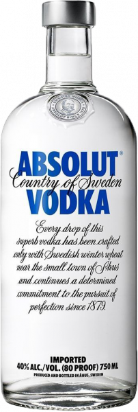 Vodka Absolut - 1l - Destillate Purnamh
