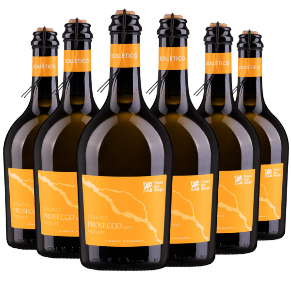 Weinpaket "Prosecco frizzante Solletico" - 6St. - Meraner Weinhaus