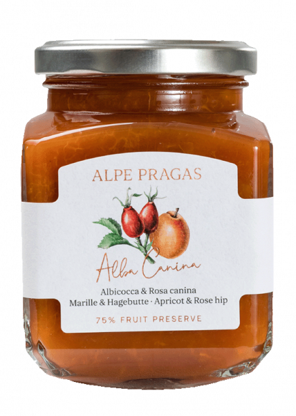 Marille Hagebutte Fruchtaufstrich - 335g - Alpe Pragas