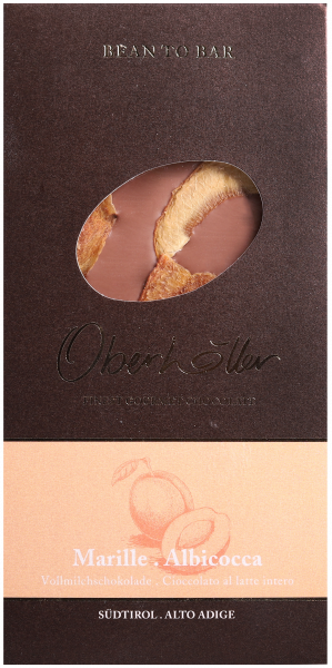 Vollmilchschokolade Marille - 100g - Oberhöller