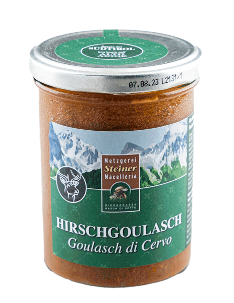 Gulasch vom Hirsch - 400g - Metzgerei Steiner