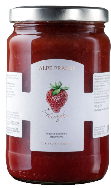 Fruchtaufstrich Erdbeere - 1800g - Alpe Pragas