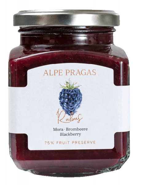 Fruchtaufstrich Brombeere "Rubus" - 335g - Alpe Pragas