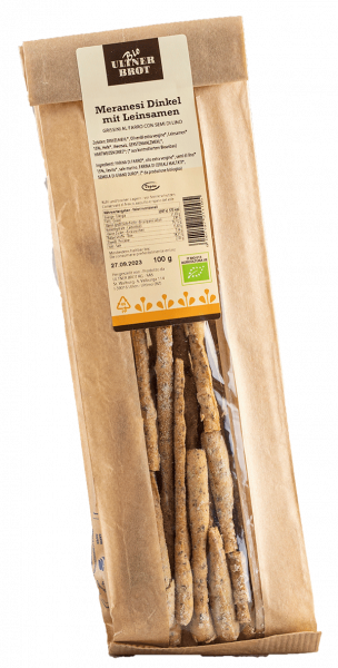 Meranesi Dinkel Leinsamen Bio - 100g - Ultner Brot
