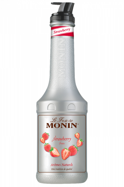 Le Fruit de Monin Fruit Puree Strawberry - 1l - Monin
