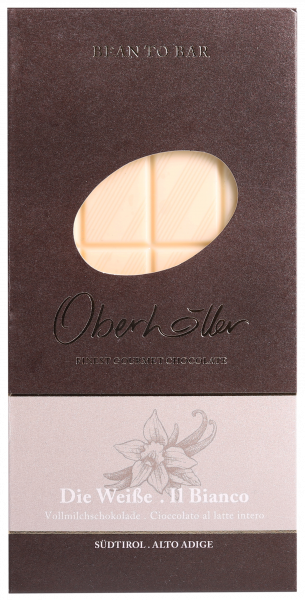 Cioccolato bianco al latte intero - 100g - Oberhöller